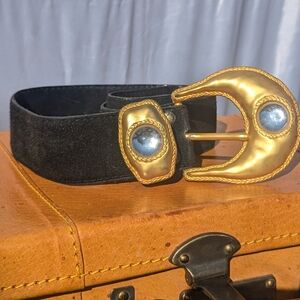 GOLD 80S EMBELLISHED BELT